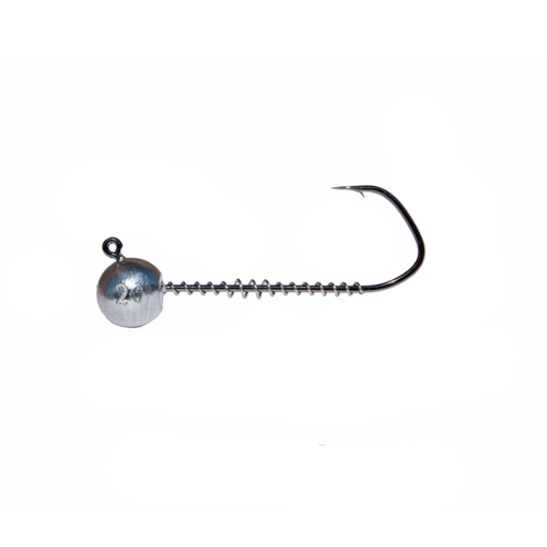 Barbarian Angular Wide Gap Jig Heads 5/0 with 125° Eye Angle & Spring Keeper – 3 Pack