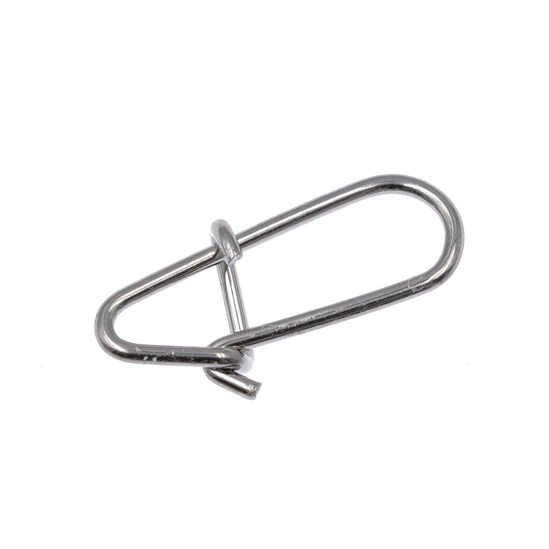 Intech Drop Snap nickel fishing snap on a white background