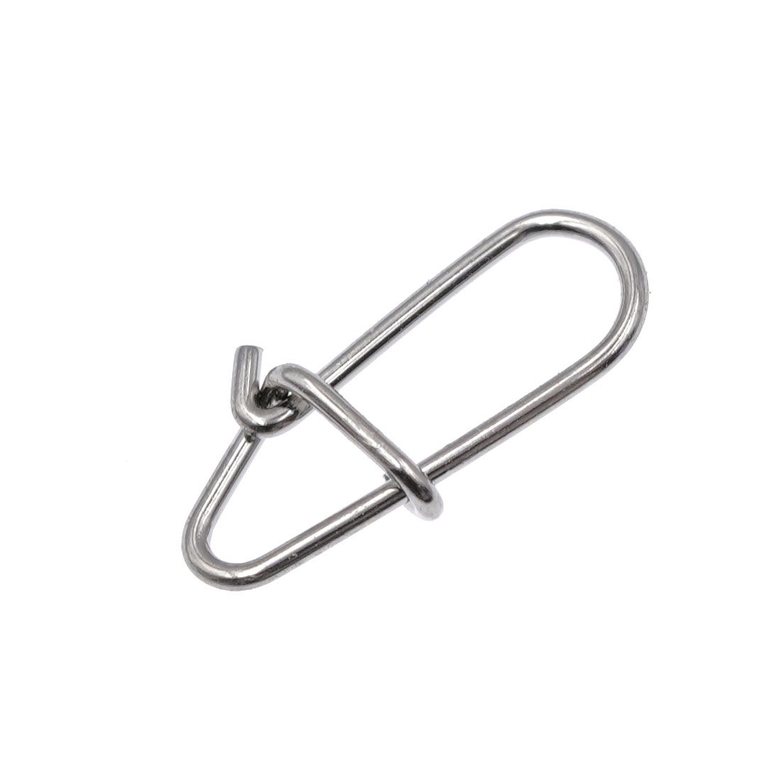 Intech Drop Snap nickel fishing snap on a white background
