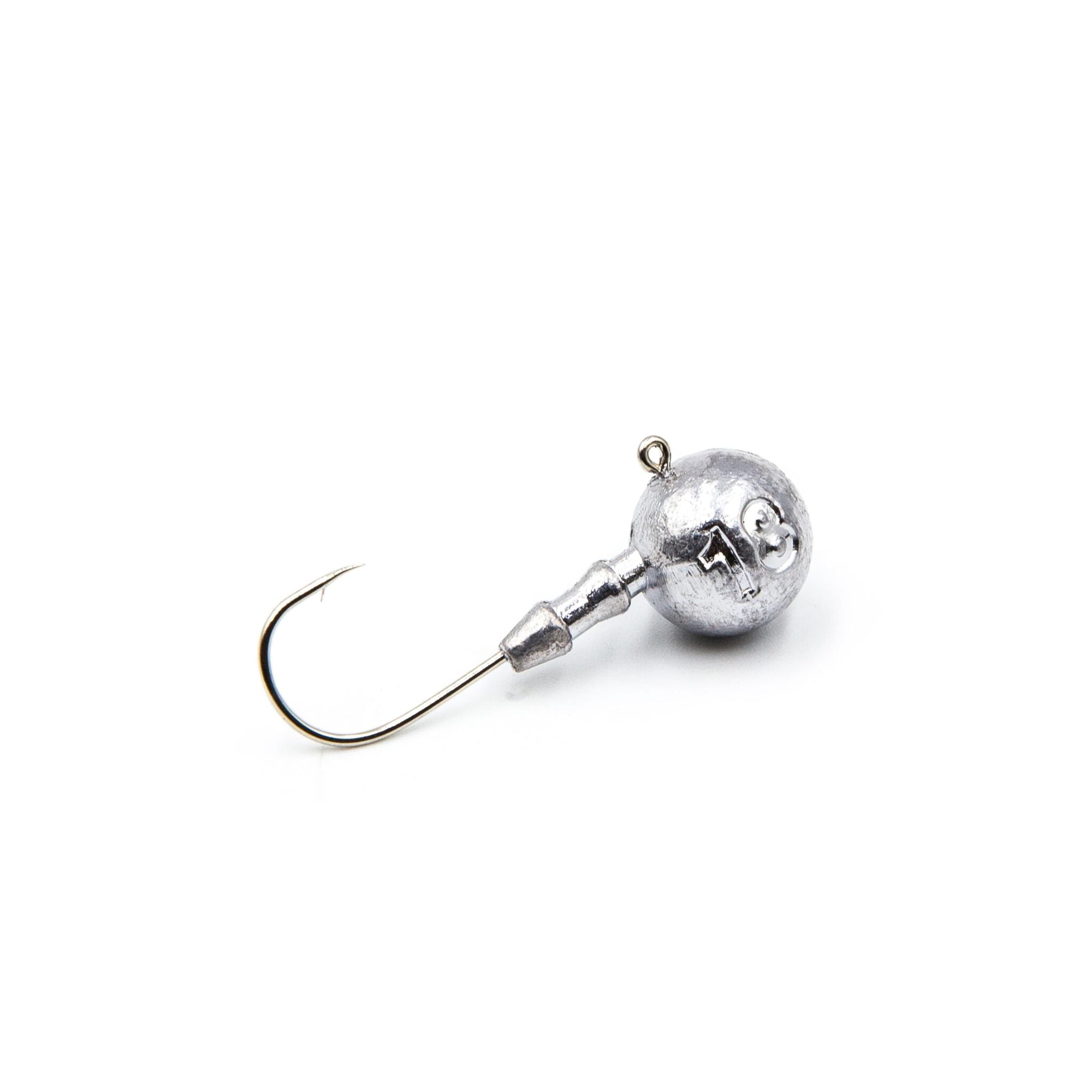 Single unpainted classic jig head with Gamakatsu 2/0 hook.