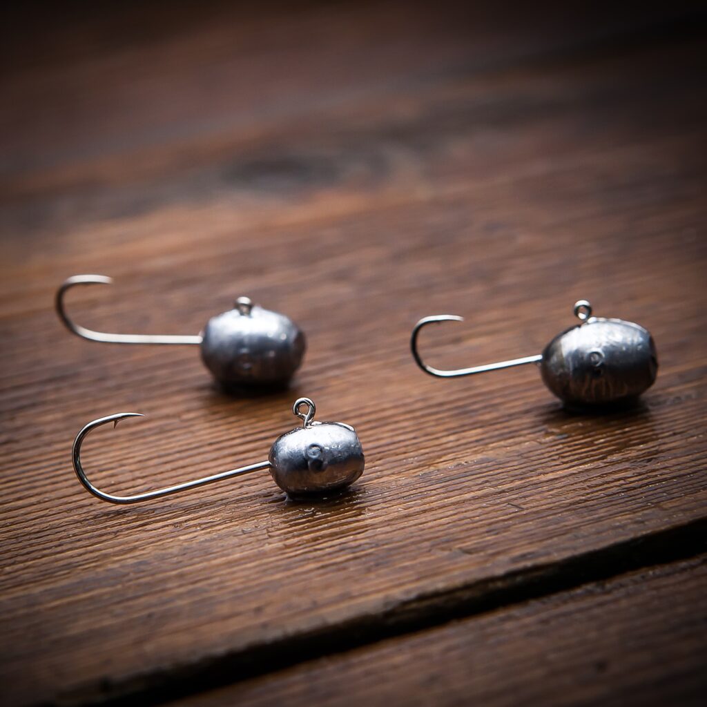 FishTrailCo Micro G-Series Oval Jig Heads #4 (10-Pack)