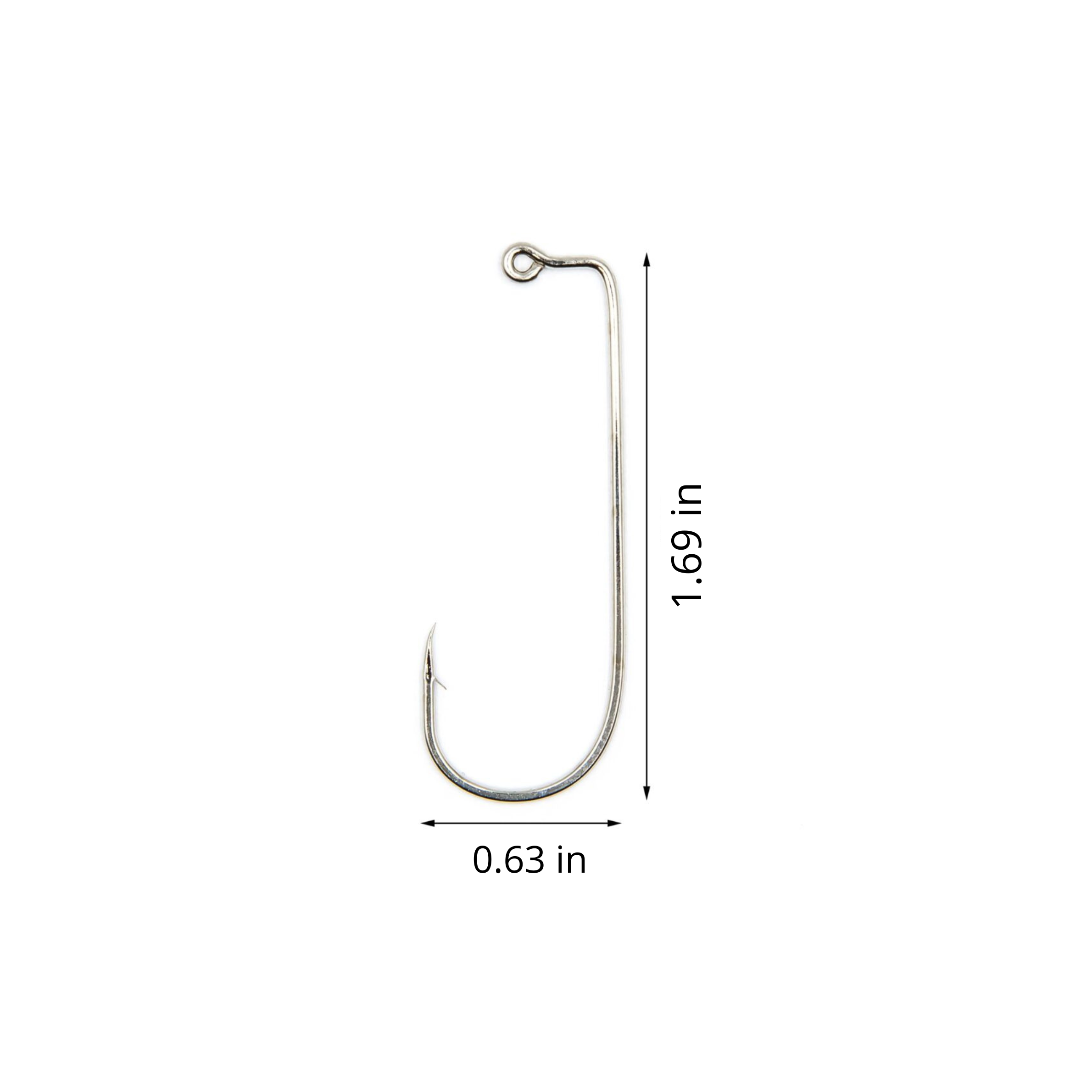 Gamakatsu 4/0 hook size diagram for Classic Jig Heads.