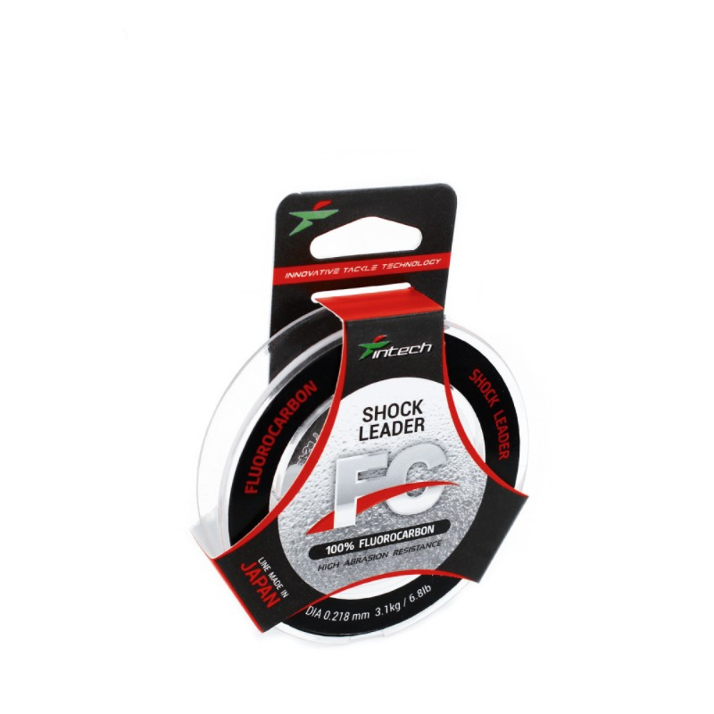 Intech FC Shock Leader fluorocarbon spool, front view