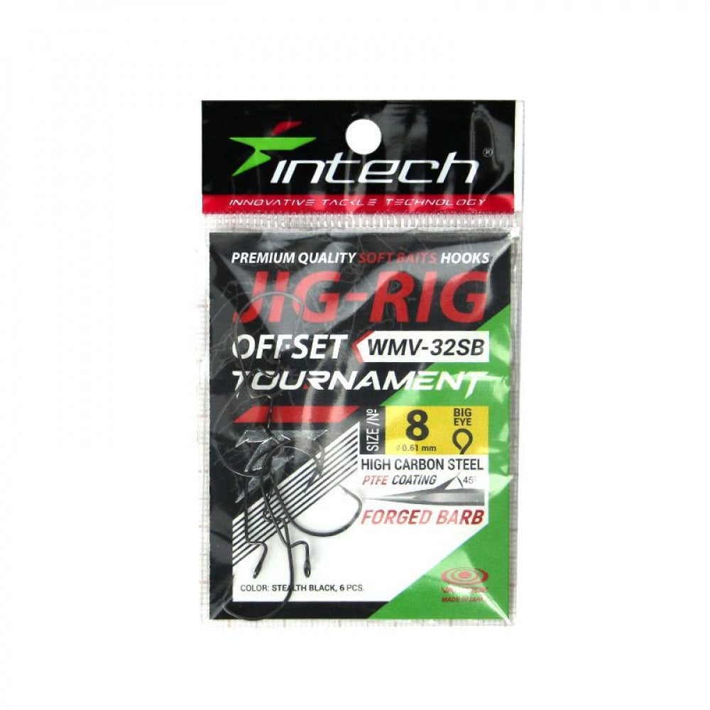 Tournament JIG-RIG Offset Hooks WMV-3 (6 Pack)
