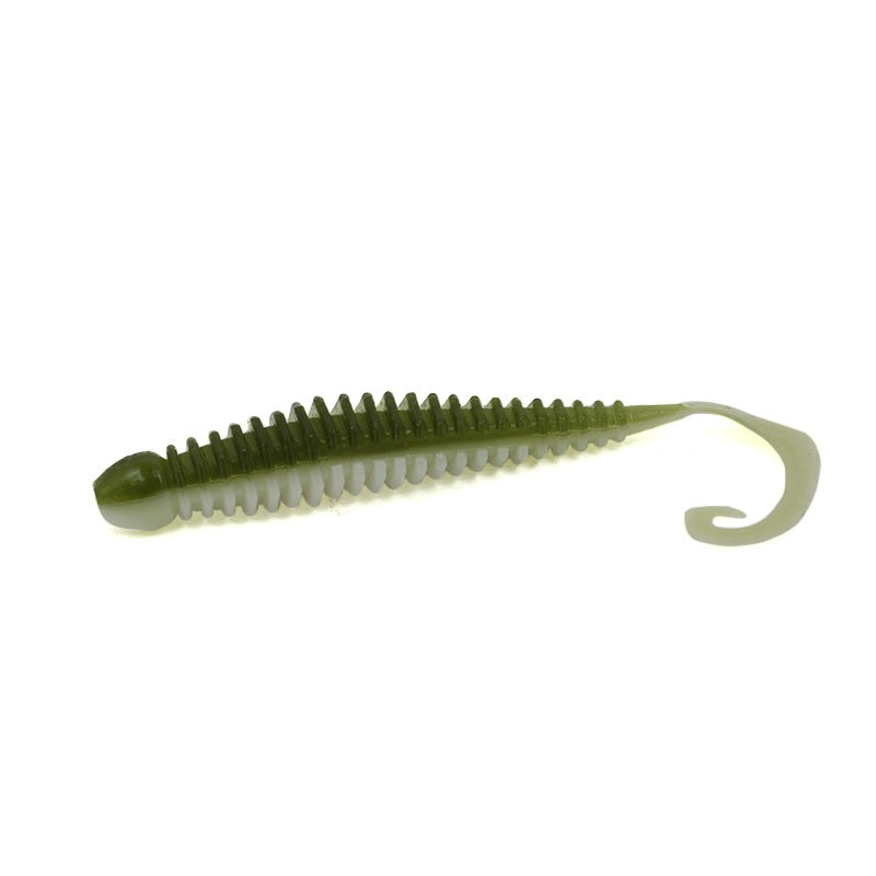 Intech Turborib 3" Ribbed Twister Grub (7 ct)