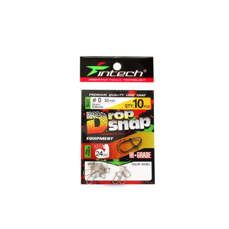 Intech Drop Snap Nickel Fishing Snaps