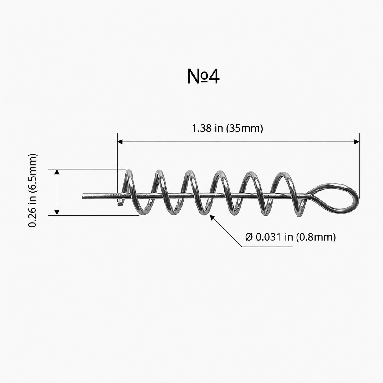 Bait Screws for Soft Plastic Fishing Lures