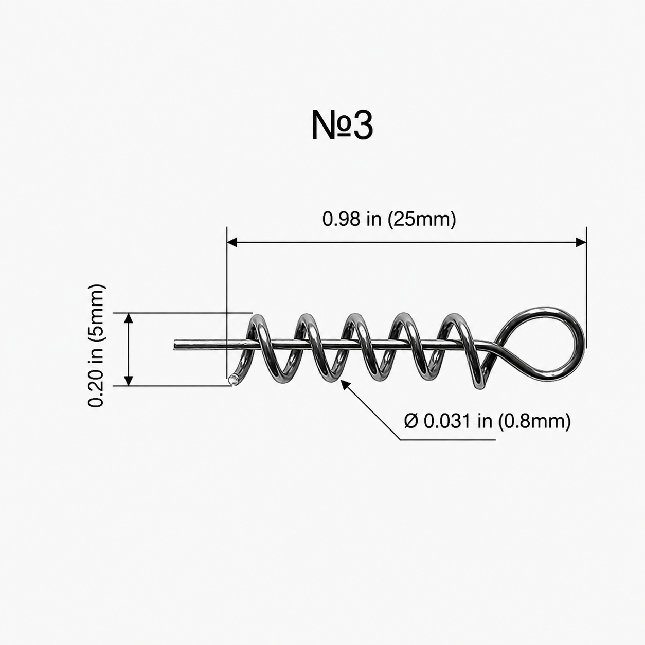 Bait Screws for Soft Plastic Fishing Lures