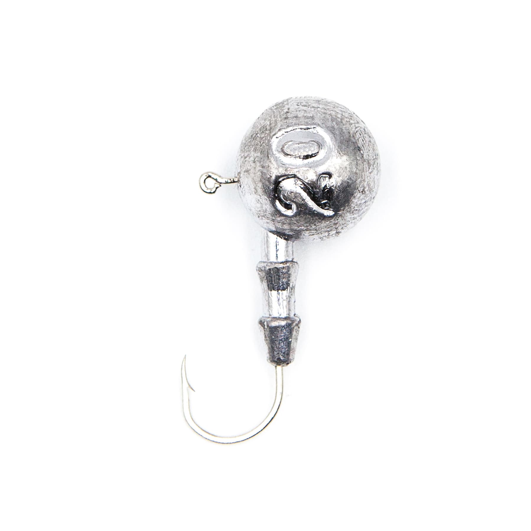 Single unpainted Classic Jig Head #2 with Gamakatsu hook
