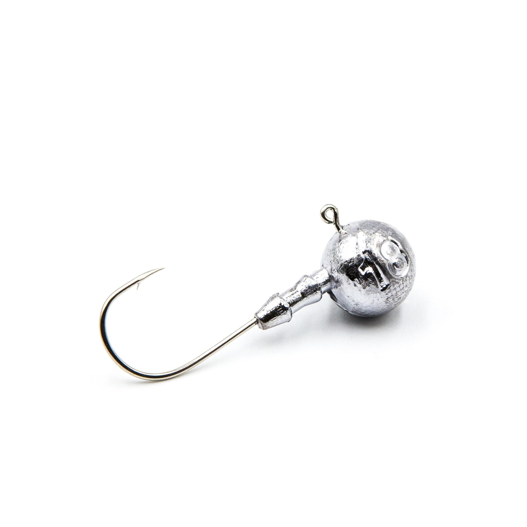 Unpainted Classic Jig Head 3/0 close-up with Gamakatsu hook