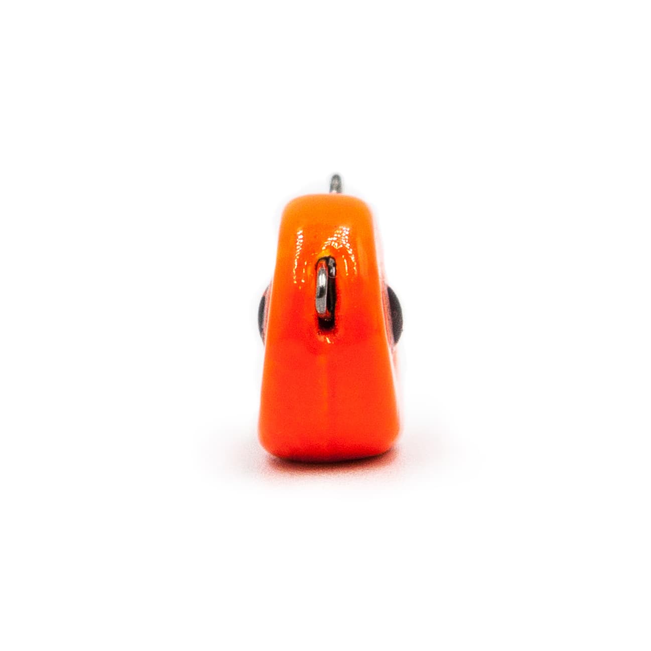 Orange quick-change clip weights for soft plastic rigging