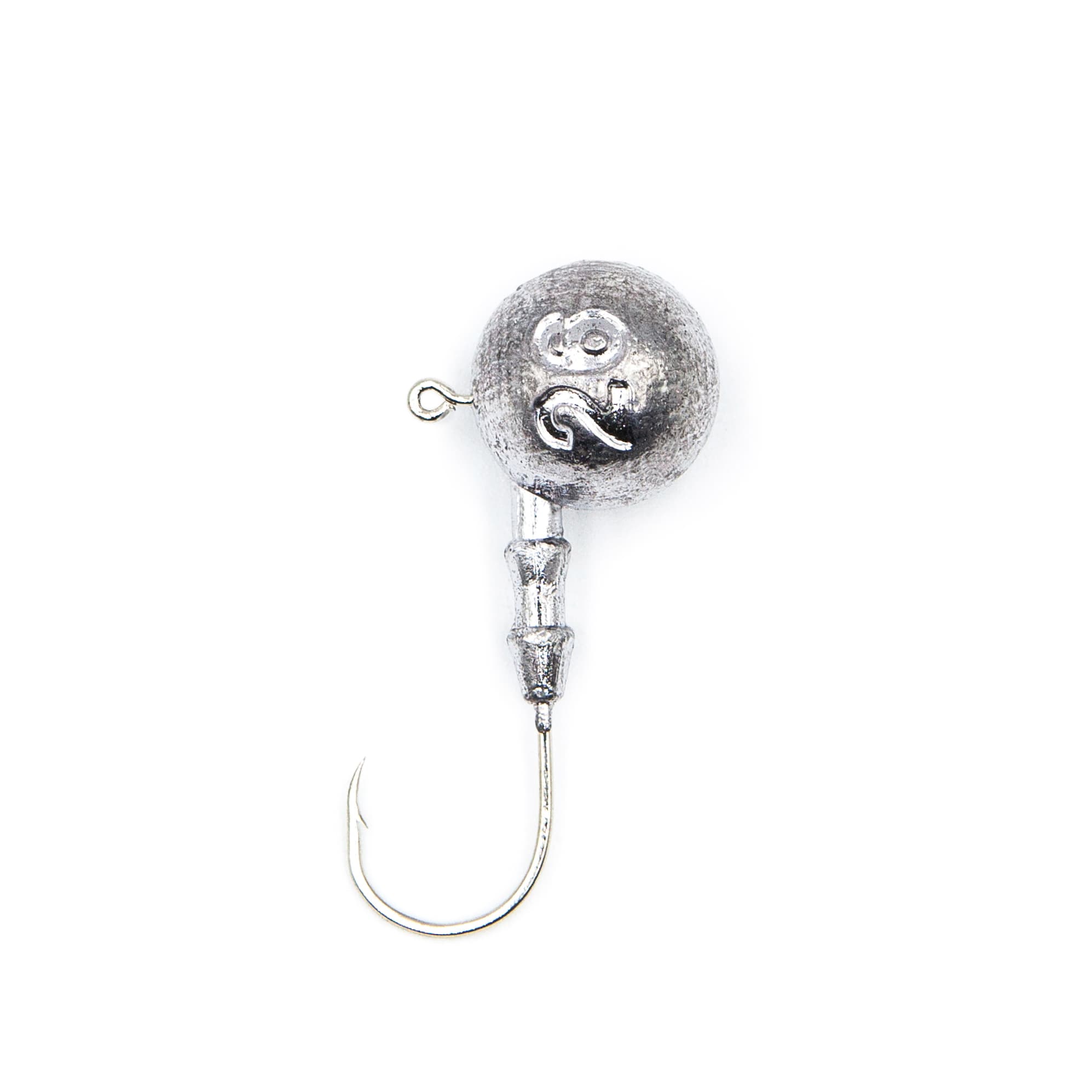 Single unpainted classic jig head with Gamakatsu 2/0 hook.