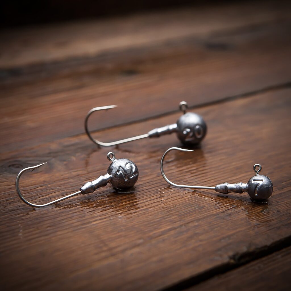 FishTrailCo M-Series Round Ball Jig Heads 2/0 (10-Pack)