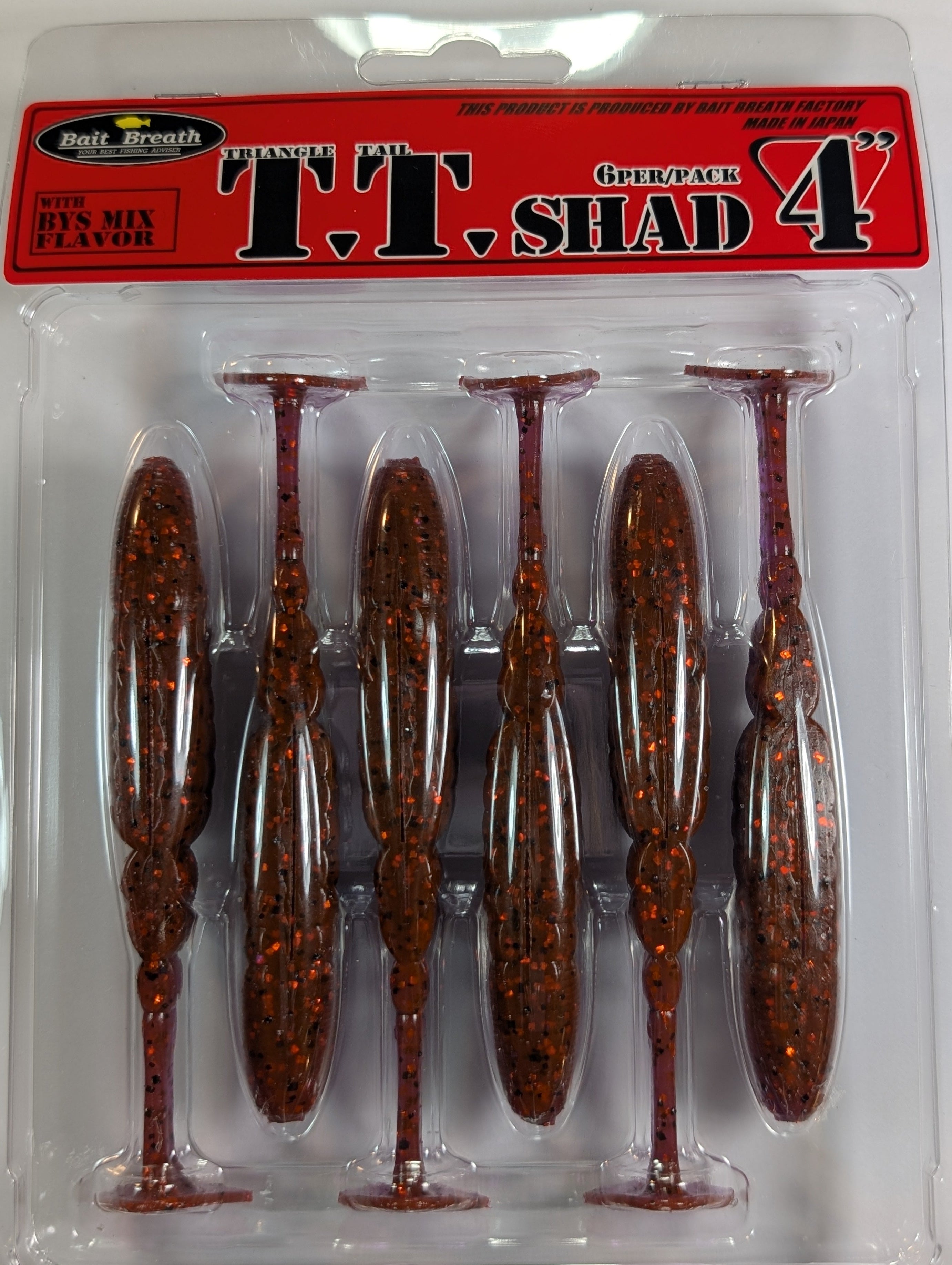 Bait Breath T.T. Shad 4" Paddle Tail Swimbait (6 ct)