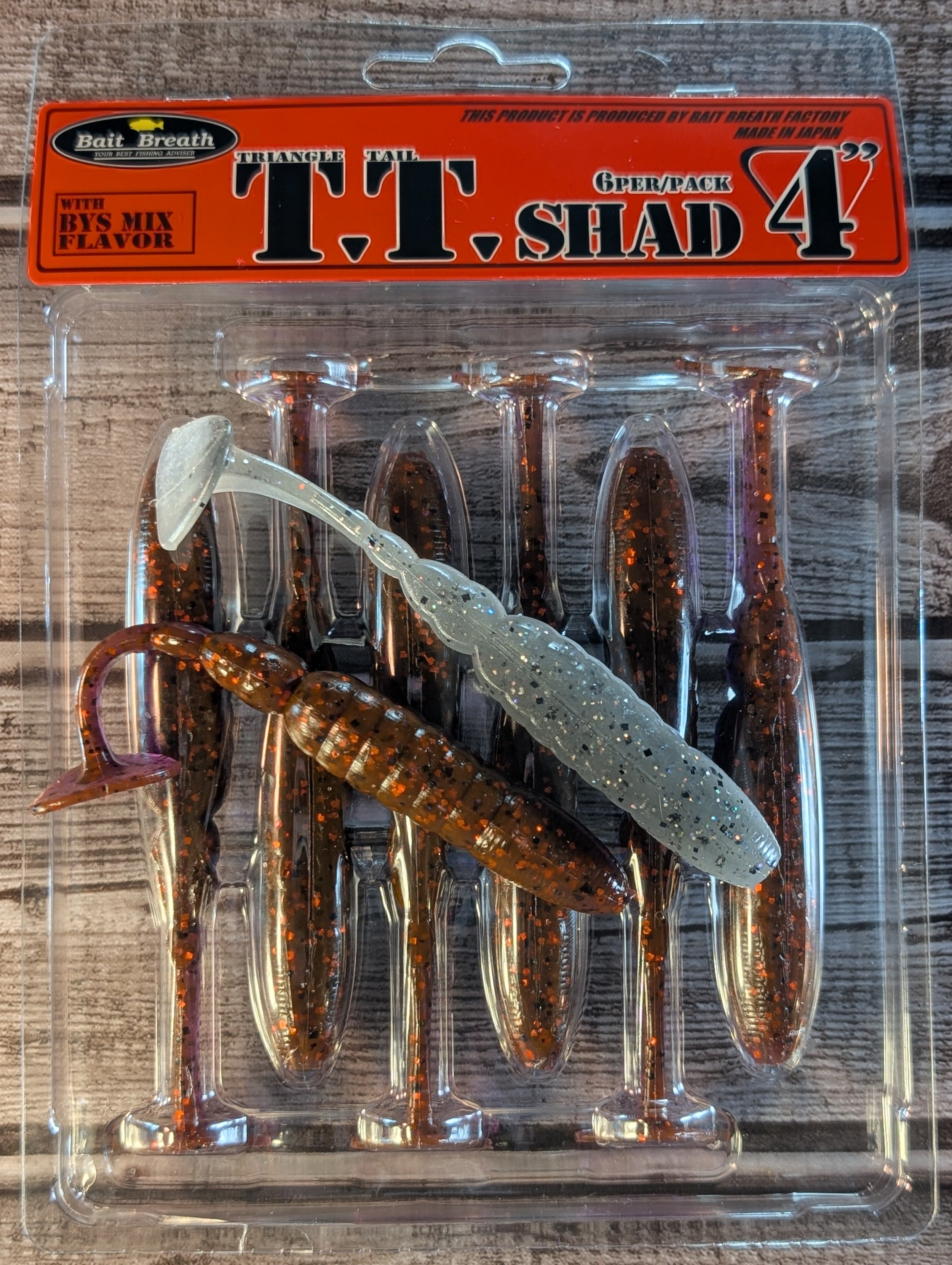 Bait Breath T.T. Shad 4" Paddle Tail Swimbait (6 ct)