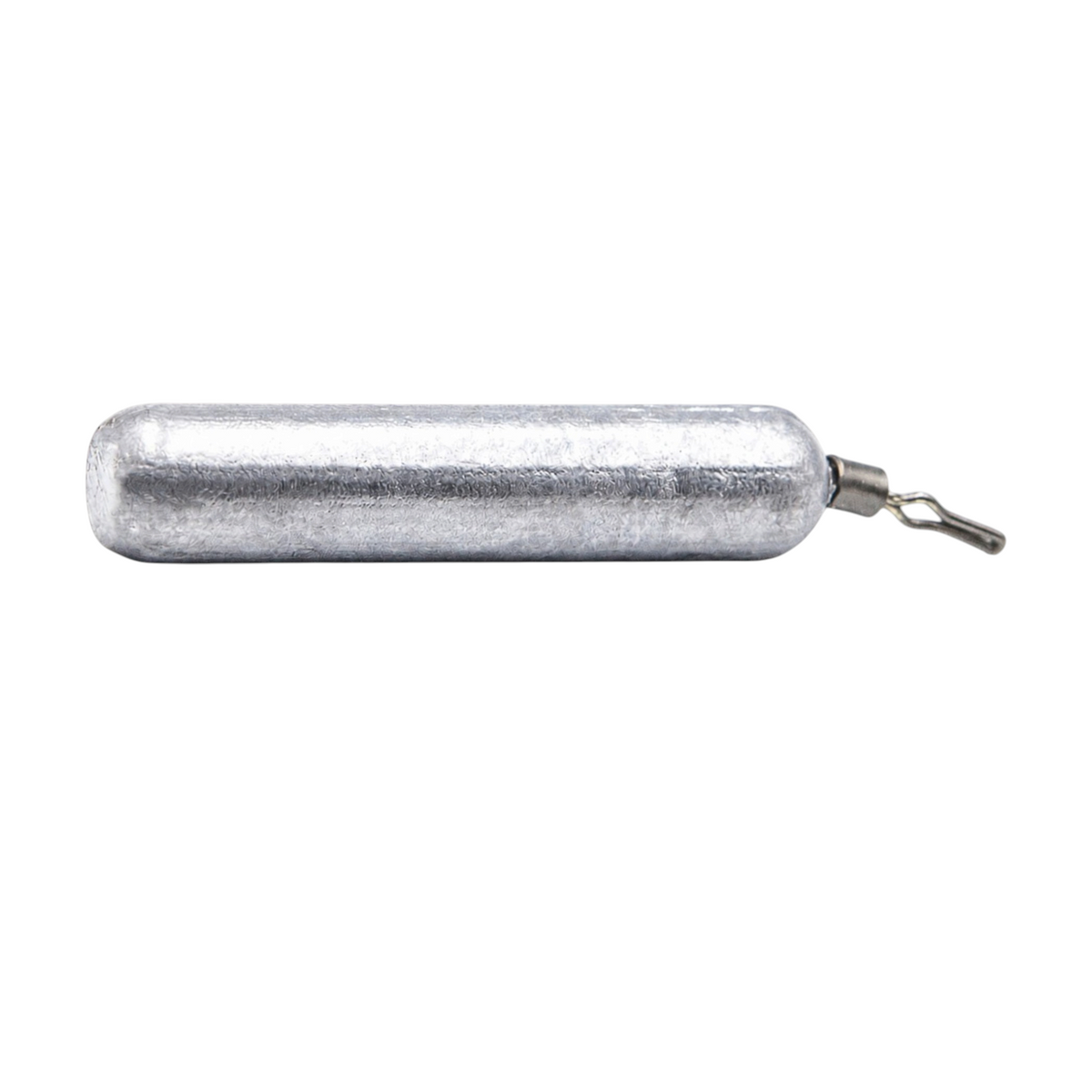 Single FishTrailCo 26g Skinny Drop Shot weight with an unpainted cylindrical lead body and quick-change line clip.