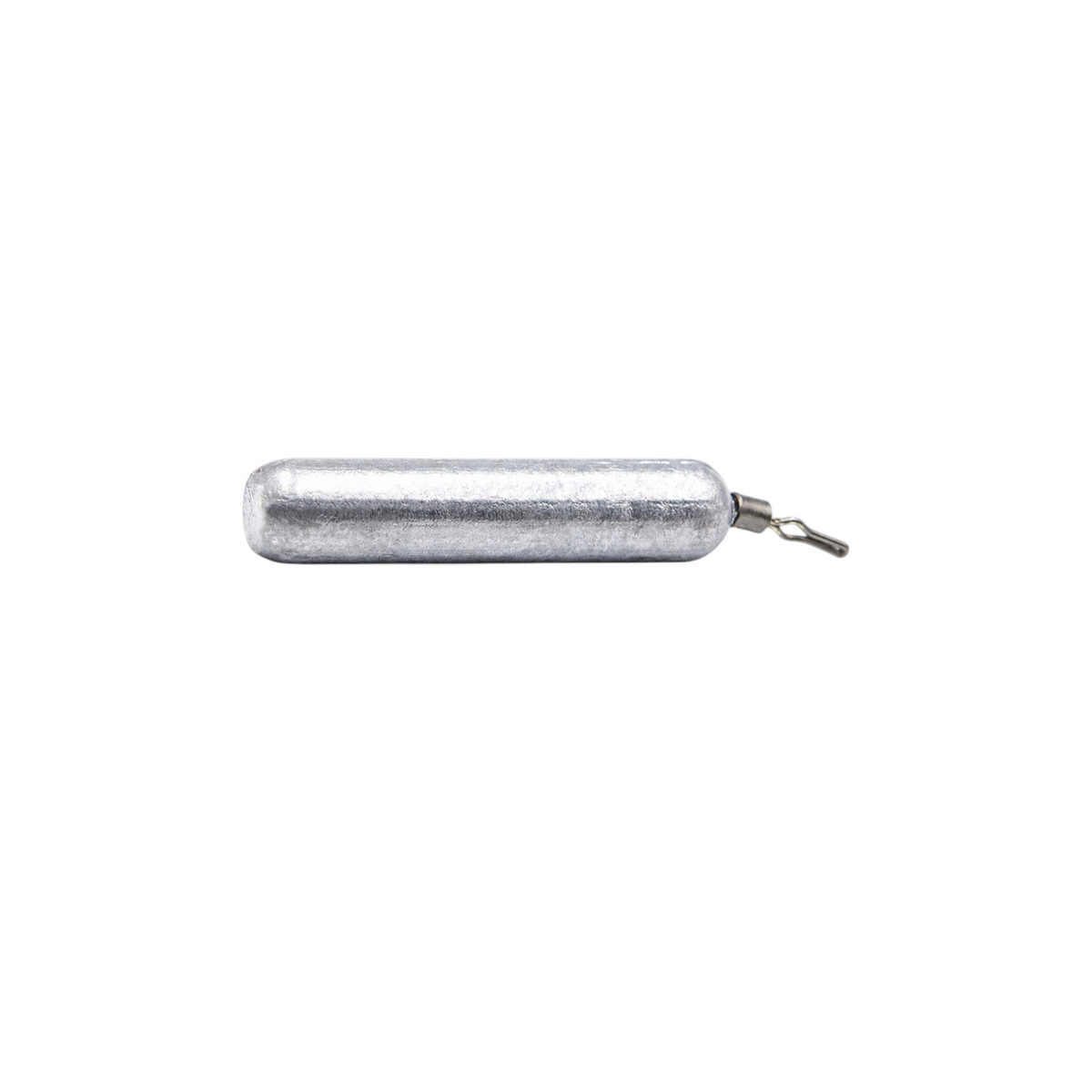 Single FishTrailCo 5g Skinny Drop Shot weight with an unpainted cylindrical lead body and quick-change line clip.
