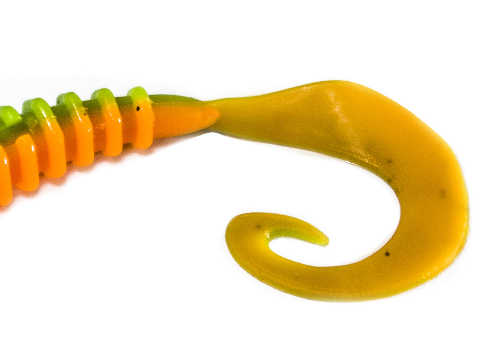 Intech Turborib 3" Ribbed Twister Grub (7 ct)