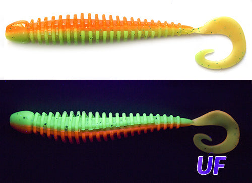 Intech Turborib 3" Ribbed Twister Grub (7 ct)